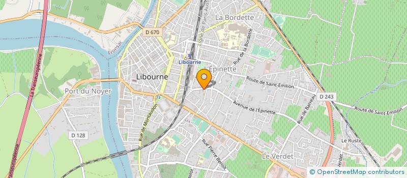 localisation de l'entreprise NET-ECO à LIBOURNE