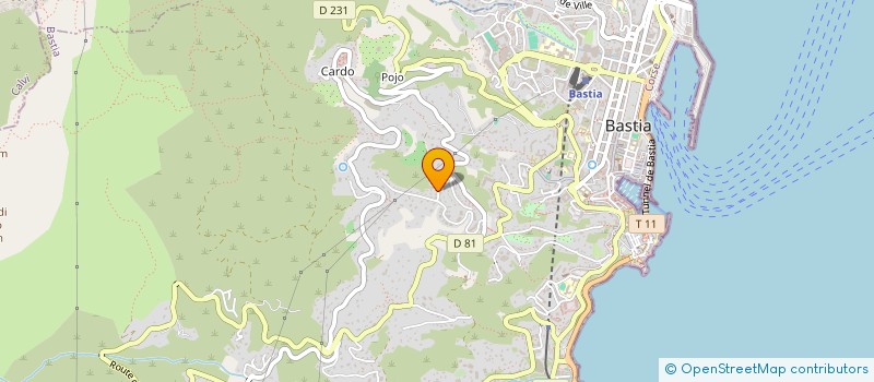 localisation de l'entreprise NET ECO CORSE à BASTIA