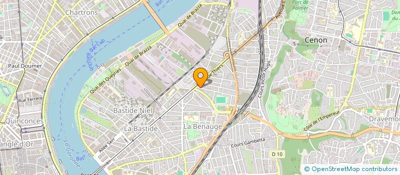 localisation de l'entreprise NET-ELEC à BORDEAUX