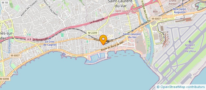 localisation de l'entreprise NET ELECTRONIQUE à SAINT-LAURENT-DU-VAR