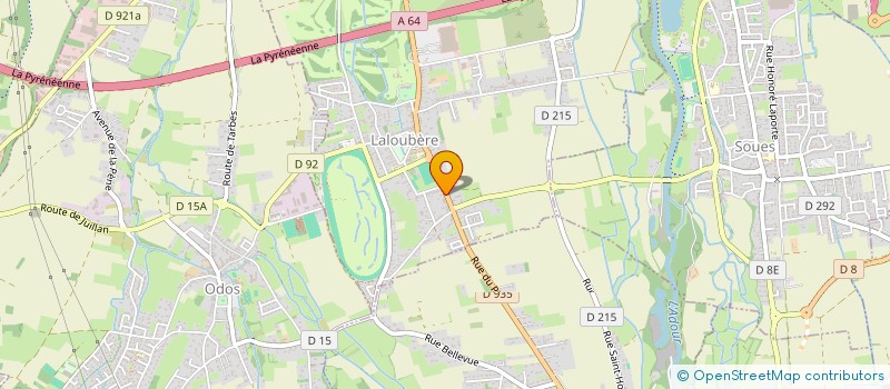 localisation de l'entreprise NET ESPACE  HORGUES