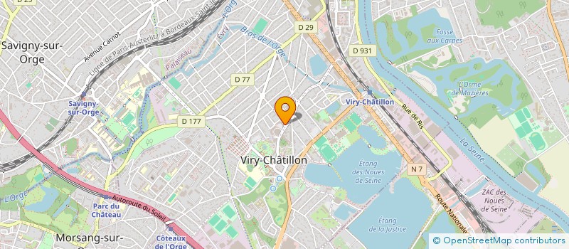 localisation de l'entreprise NET-ESSONNES à VIRY-CHATILLON
