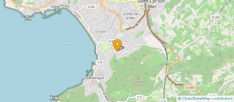localisation de l'entreprise NET ET CLAIR à SAINT-CYR-SUR-MER