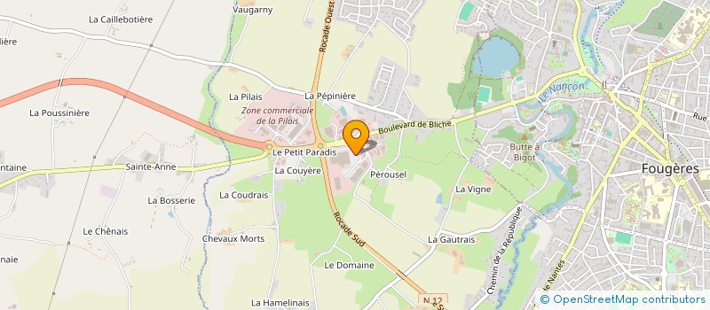 localisation de l'entreprise NET ET CLAIR à LECOUSSE