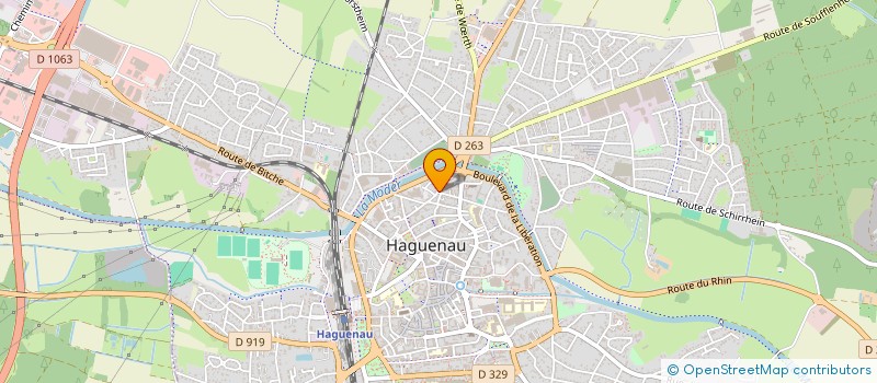 localisation de l'entreprise NET ET CLEAN  HAGUENAU