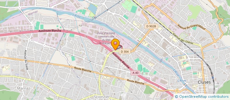 localisation de l'entreprise NET EXPRESS  SCIONZIER