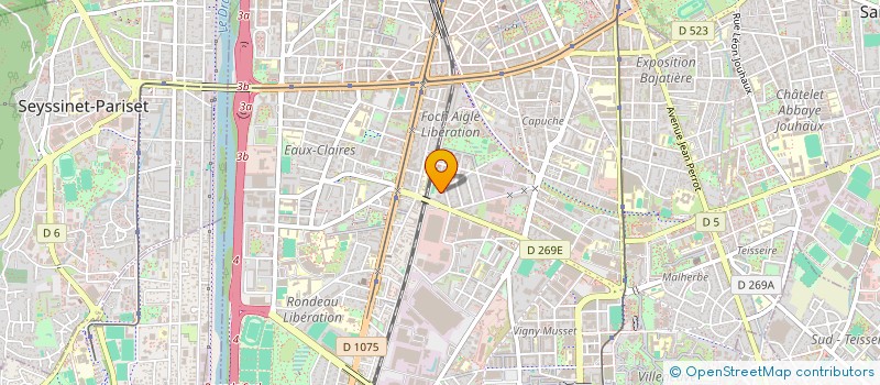 localisation de l'entreprise NET EXPRESS à GRENOBLE