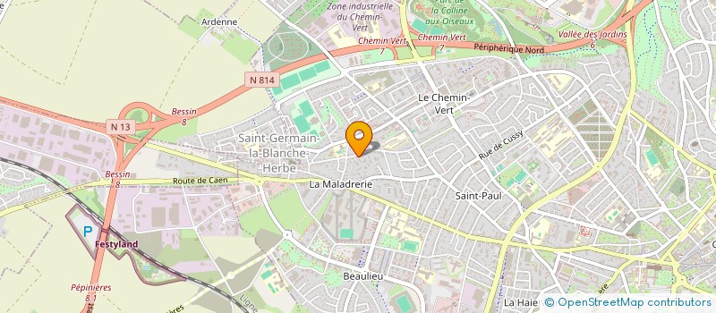 localisation de l'entreprise NET FIBRE à CAEN