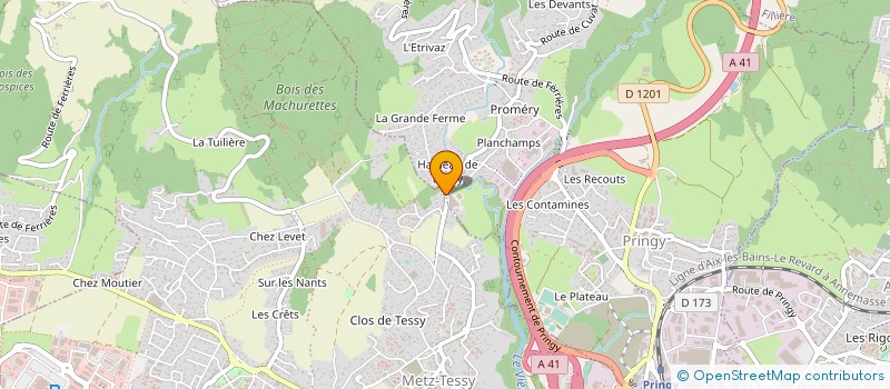 localisation de l'entreprise NET'FLEX SERVICE à ANNECY