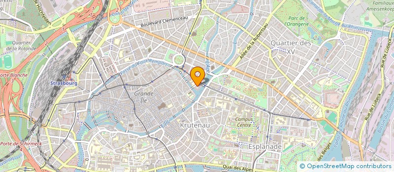 localisation de l'entreprise NET FORMATION à STRASBOURG