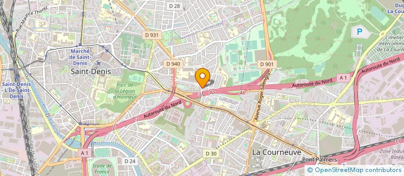 localisation de l'entreprise NET FRANCE PLUS à SAINT-DENIS