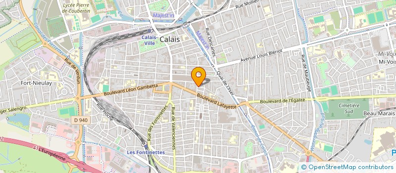 localisation de l'entreprise NET GI PIERCING SARL à CALAIS