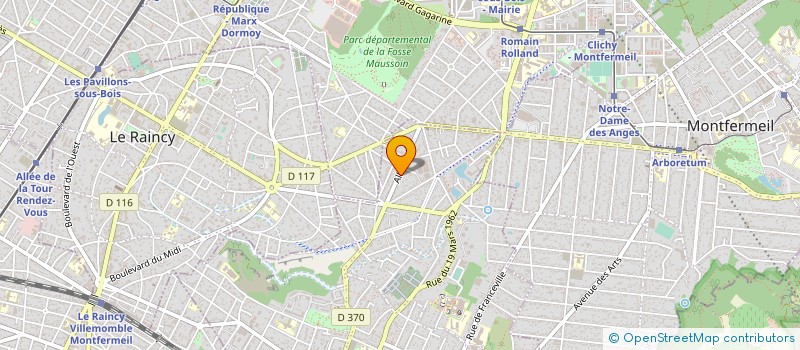 localisation de l'entreprise NET- HABITAT à GAGNY