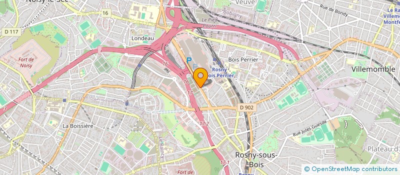 localisation de l'entreprise NET' IDF à ROSNY-SOUS-BOIS
