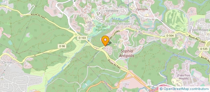 localisation de l'entreprise NET'IN'TECH à VALBONNE
