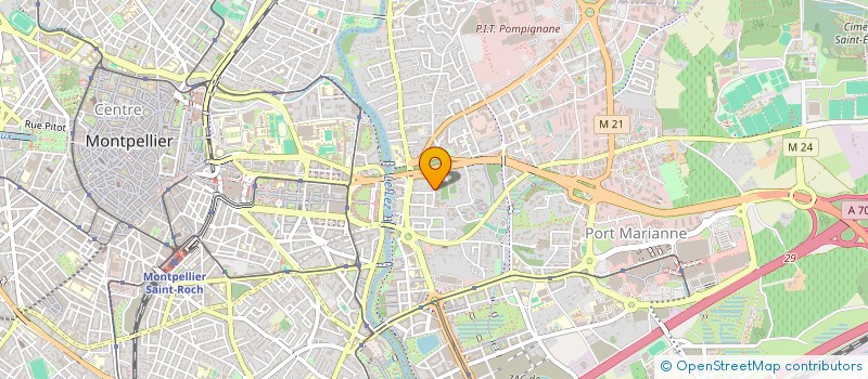 localisation de l'entreprise NET IN WEB  MONTPELLIER