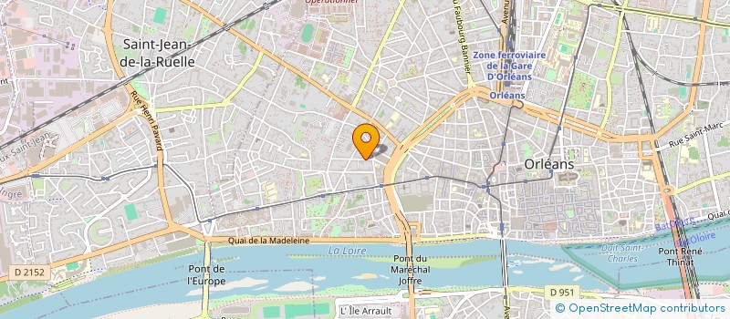 localisation de l'entreprise NET INFO + à ORLEANS