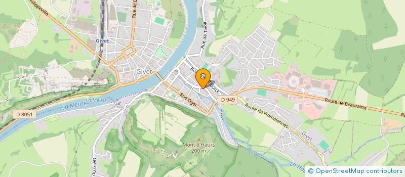 localisation de l'entreprise NET ISO à GIVET