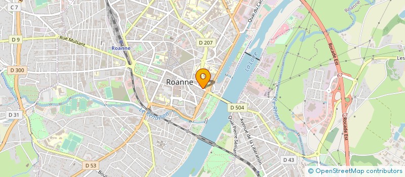 localisation de l'entreprise NET KUBE SERVICES à ROANNE
