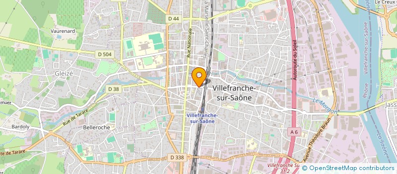 localisation de l'entreprise NET'LAV  VILLEFRANCHE-SUR-SAONE