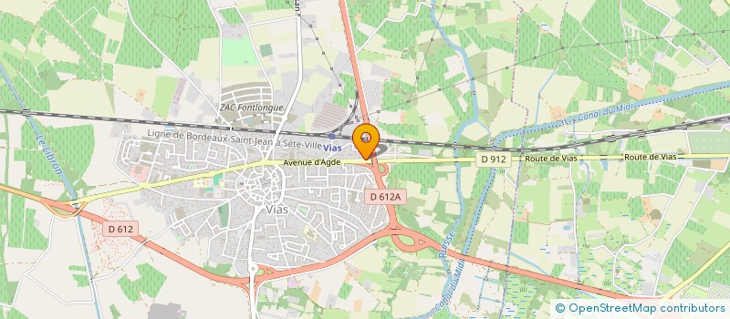 localisation de l'entreprise NET LINK  VIAS