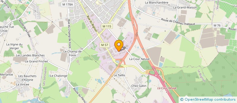 localisation de l'entreprise NET'LM à LES SORINIERES
