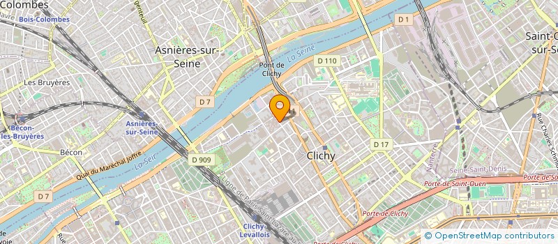 localisation de l'entreprise NET LOISIRS à CLICHY