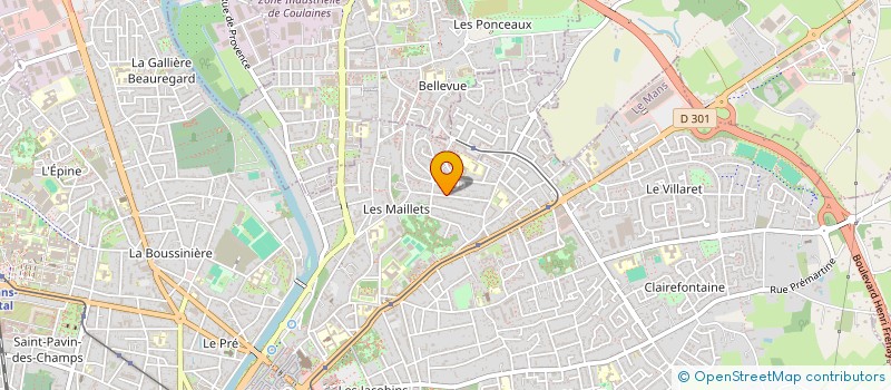 localisation de l'entreprise NET MANS à LE MANS
