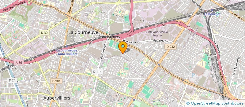 localisation de l'entreprise NET MARKETING à LA COURNEUVE