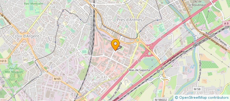 localisation de l'entreprise NET-MEDICAL à MONTPELLIER