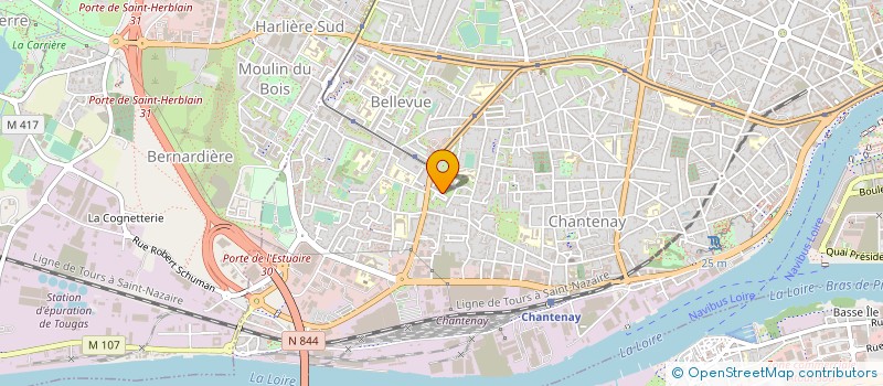 localisation de l'entreprise NET'MOD EXPRESS à NANTES