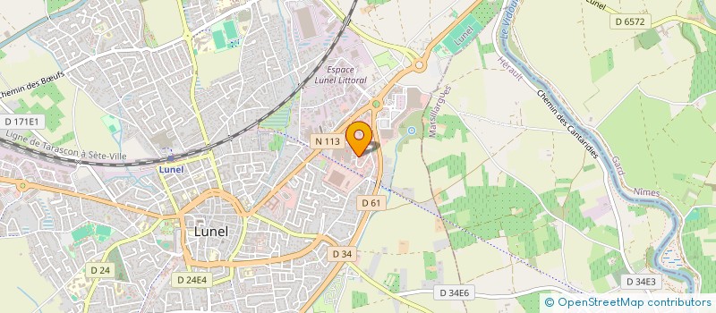 localisation de l'entreprise NET MUSIC à LUNEL
