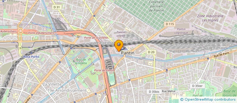localisation de l'entreprise NET & NET à PANTIN
