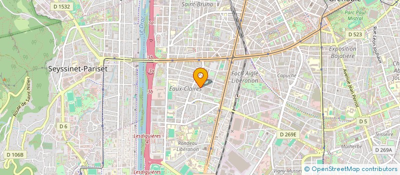 localisation de l'entreprise NET O CLAIR à GRENOBLE