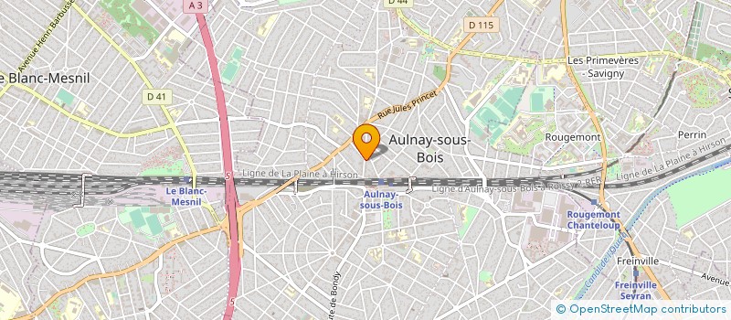 localisation de l'entreprise NET OPTIC à AULNAY-SOUS-BOIS