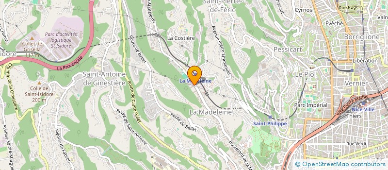 localisation de l'entreprise NET OPTIQUE à NICE