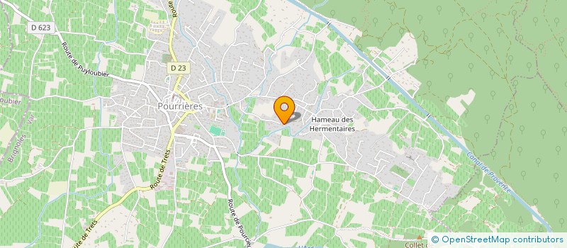 localisation de l'entreprise NET'PATOUNE  POURRIERES