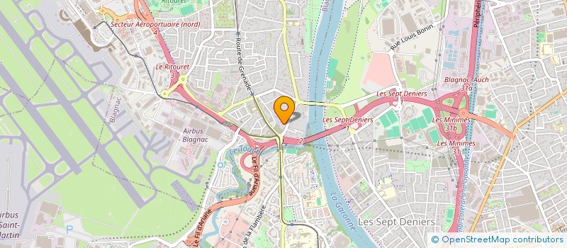 localisation de l'entreprise NET PEINTURE  BLAGNAC