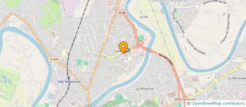 localisation de l'entreprise NET PHONE 81 à ALBI