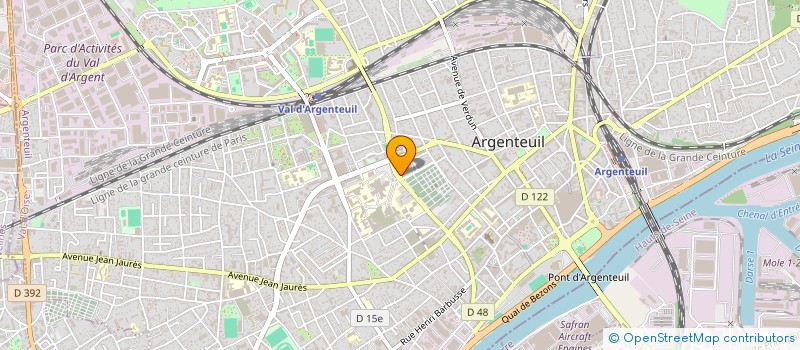 localisation de l'entreprise NET PHONE SERVICES  ARGENTEUIL