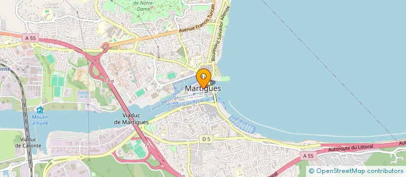 localisation de l'entreprise NET PIZZA à MARTIGUES