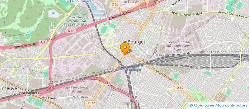 localisation de l'entreprise NET PLUS IDF à LE BOURGET