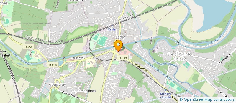 localisation de l'entreprise NET PRICE DIFFUSION à ESBLY