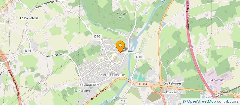 localisation de l'entreprise NET PRO G NETTOYAGE PROPRETE GARANTIE  YVRE-L'EVEQUE