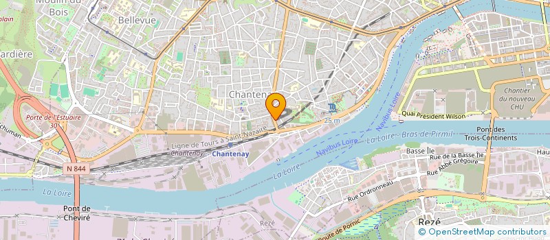 localisation de l'entreprise NET PROJECT à NANTES