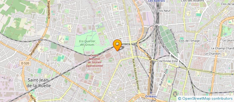 localisation de l'entreprise NET PROJETS à ORLEANS