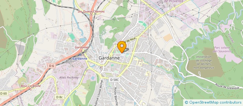 localisation de l'entreprise NET'PROP à GARDANNE