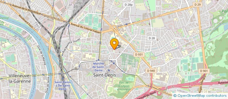 localisation de l'entreprise NET PROPRETE SERVICES  SAINT-DENIS
