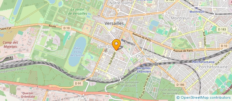 localisation de l'entreprise NET'S GO à VERSAILLES
