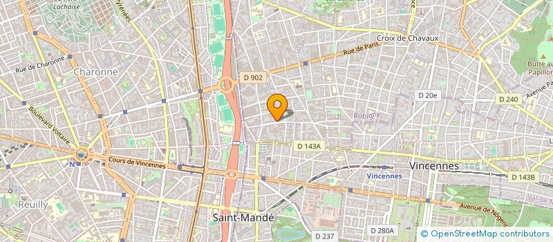 localisation de l'entreprise NET SECURITY à MONTREUIL